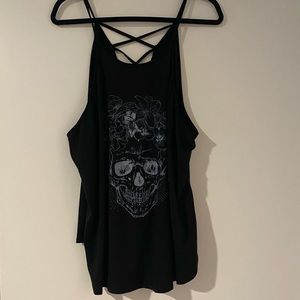 Rue21 Velvet Halter Tank Top